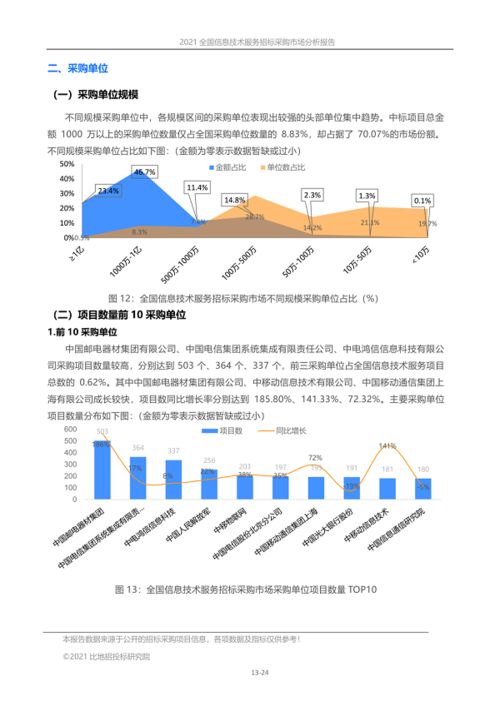 全國信息技術服務招標采購市場分析報告 2021
